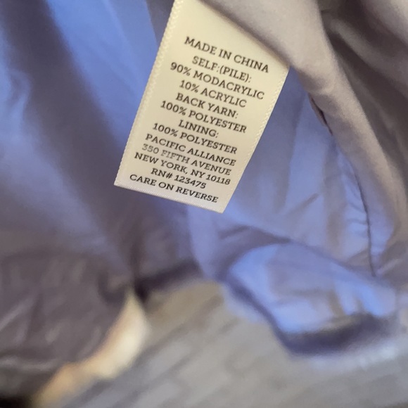 NWOT- DEAR DREW FAUX FUR HEARTS JACKET SZ SM - Picture 8 of 8